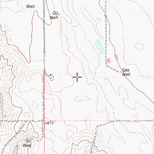 Topographic Map of Wirth Field, CO