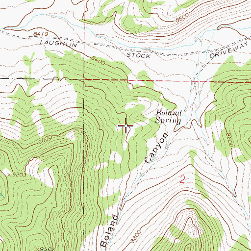 Topographic Map of Norwood Junction Heliport, CO