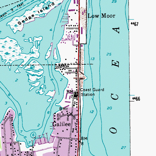 Topographic Map of Saint Peters Church (historical), NJ