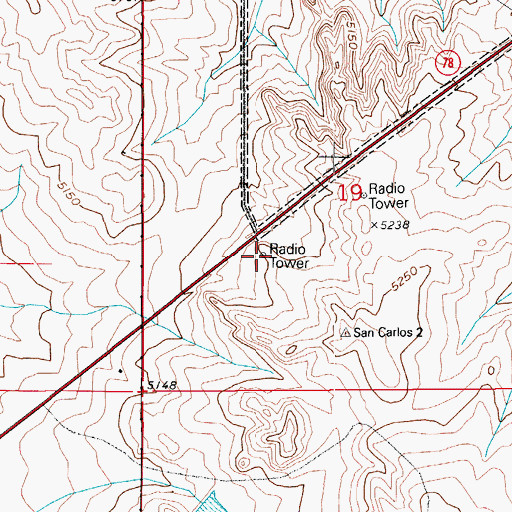 Topographic Map of IMTS Heliport, CO