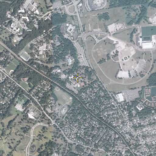 Aerial/Satellite Image of Hamilton Twombly Hall, NJ