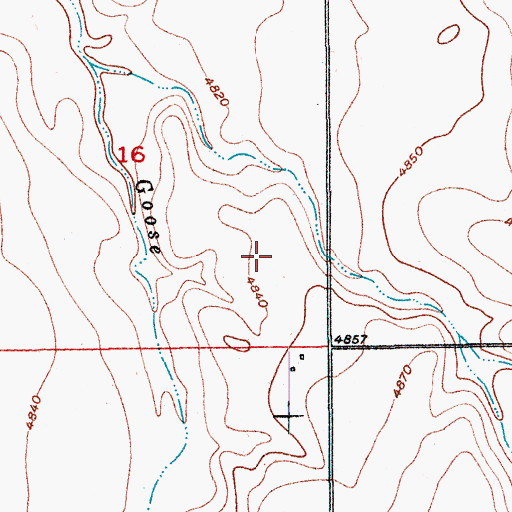 Topographic Map of Westberg-Rosling Farms Airport, CO