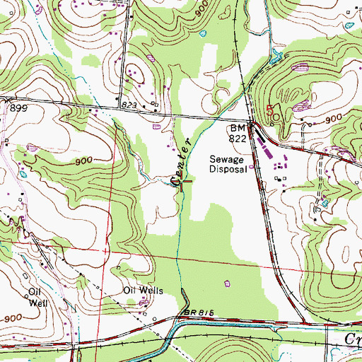 Topographic Map of Lideys Run, OH