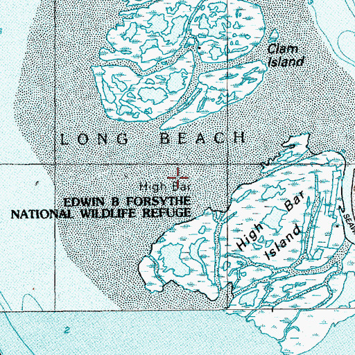 Topographic Map of High Bar, NJ