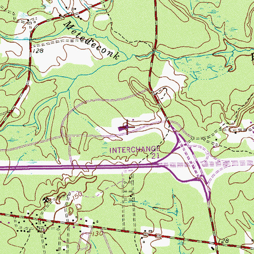 Topographic Map of Progress Industrial Park, NJ