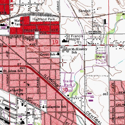 Topographic Map of Deistelmeier Complex, IA