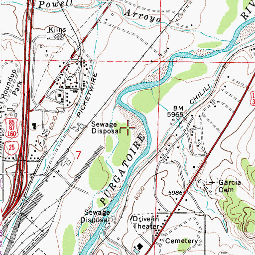 Topographic Map of Mount San Rafael Heliport, CO