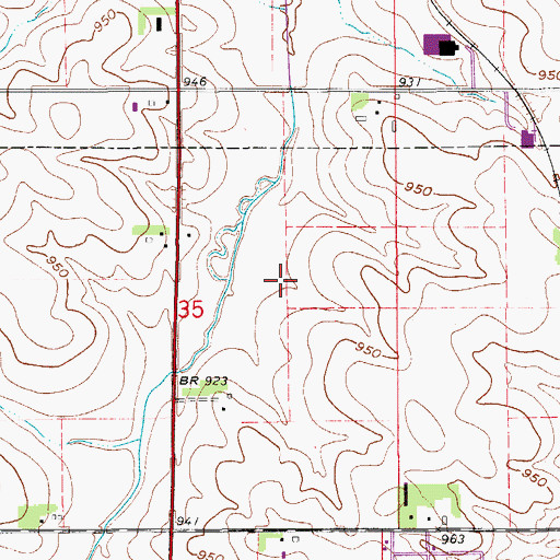 Topographic Map of Prairie Lakes, IA