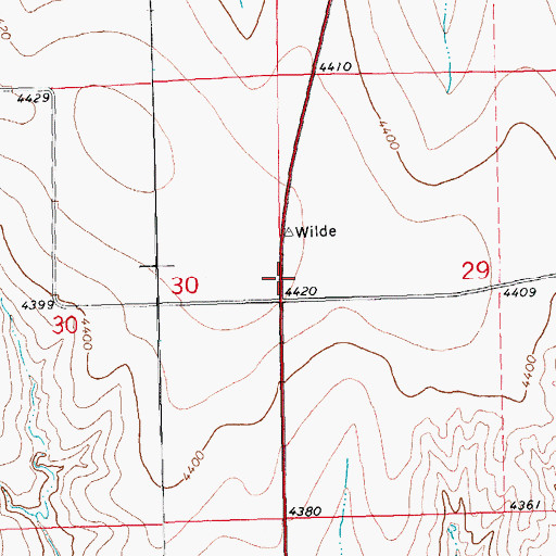 Topographic Map of Wild Heliport, CO