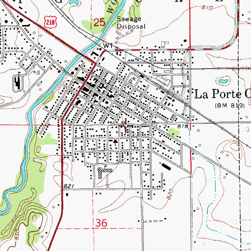 Topographic Map of Heartland Community Church, IA