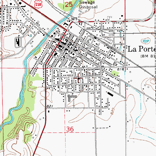 Topographic Map of American Lutheran Church, IA