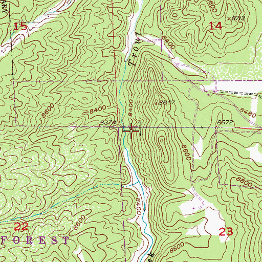 Topographic Map of Langstaff-Brown Emergency Center Heliport, CO