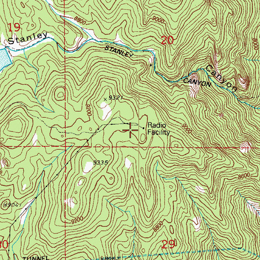 Topographic Map of Northfield Heliport, CO
