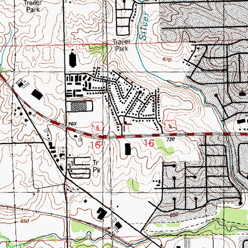 Topographic Map of Grace Brethren Church, IA