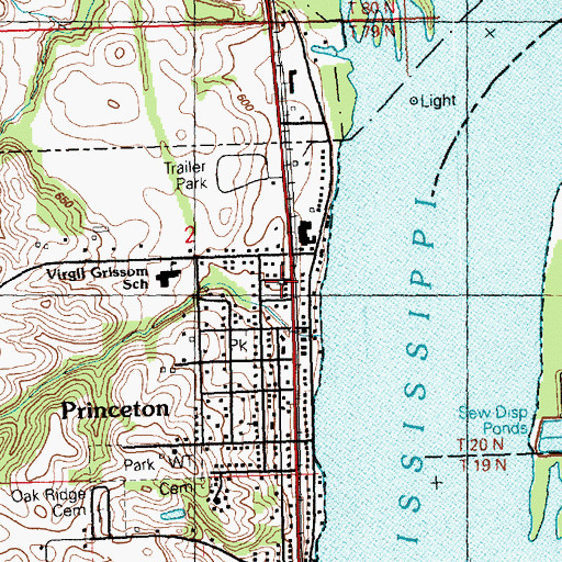 Topographic Map of Zion Lutheran Church, IA