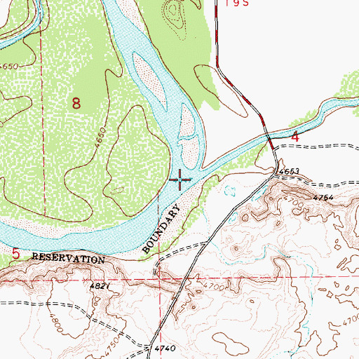 Topographic Map of White River, UT