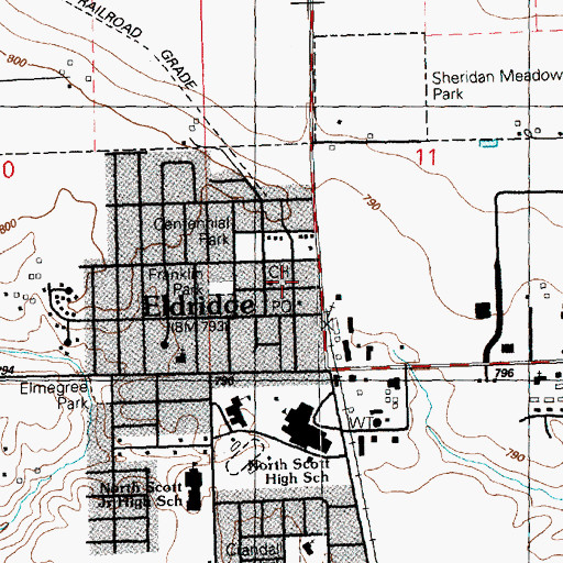 Topographic Map of River Valley Health Care, IA