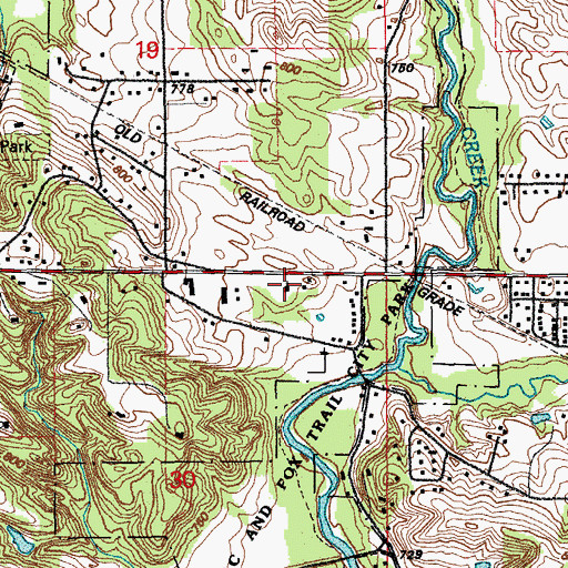 Topographic Map of Valley View Baptist Church, IA