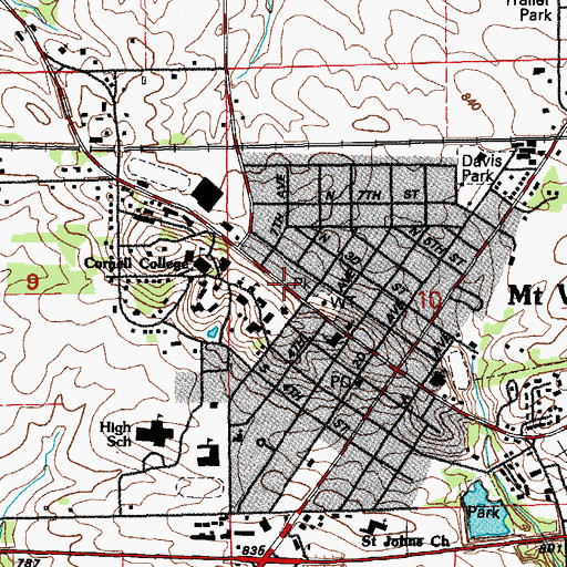Topographic Map of Stoner House, IA