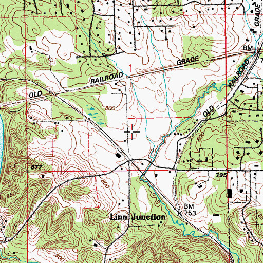 Topographic Map of Xavier High School, IA