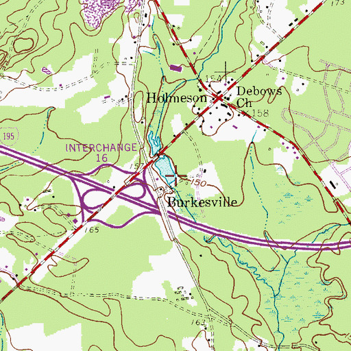 Topographic Map of Lake Hohenstein, NJ