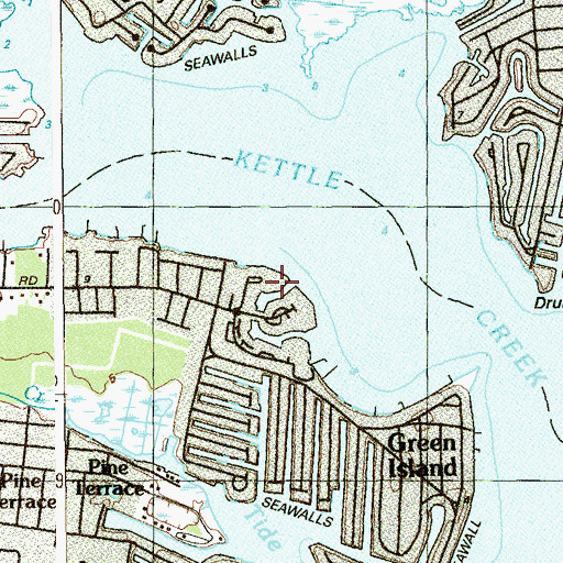 Topographic Map of Camp Chadbourne (historical), NJ