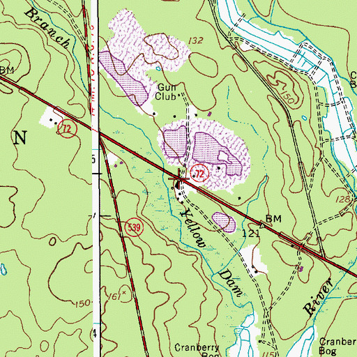 Topographic Map of Bonds Half-Way House, NJ