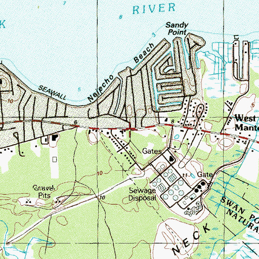 Topographic Map of Faith Bible Presbyterian Church, NJ