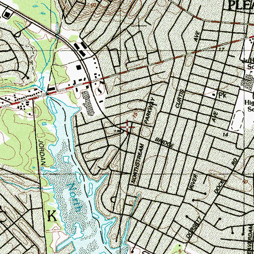 Topographic Map of First Assembly of God Church, NJ