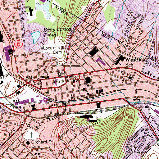 Topographic Map of United Pentecostal Latin Church, NJ