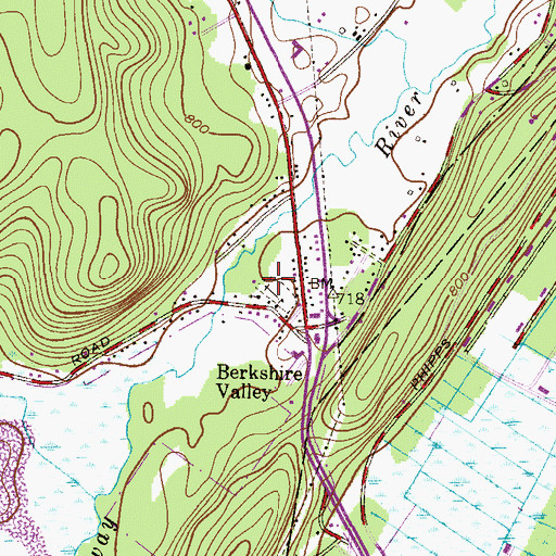 Topographic Map of First Presbyterian Church, NJ