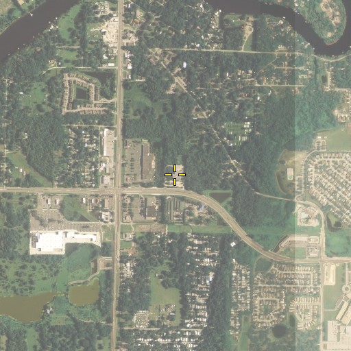 Aerial/Satellite Image of Riverview Post Office, FL