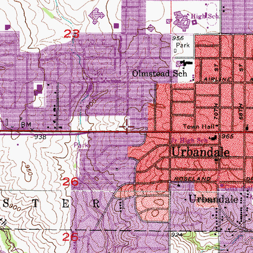 Topographic Map of Access Foot Care, IA