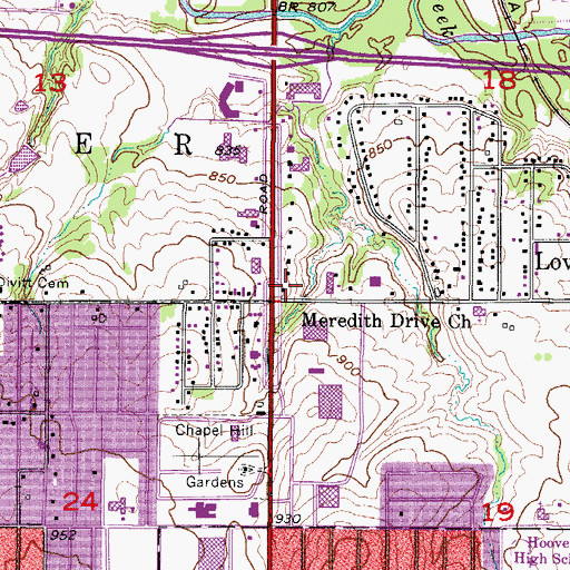 Topographic Map of Sports Medicine Center, IA