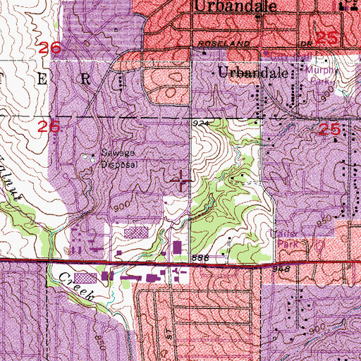 Topographic Map of Covenant Christian Church, IA