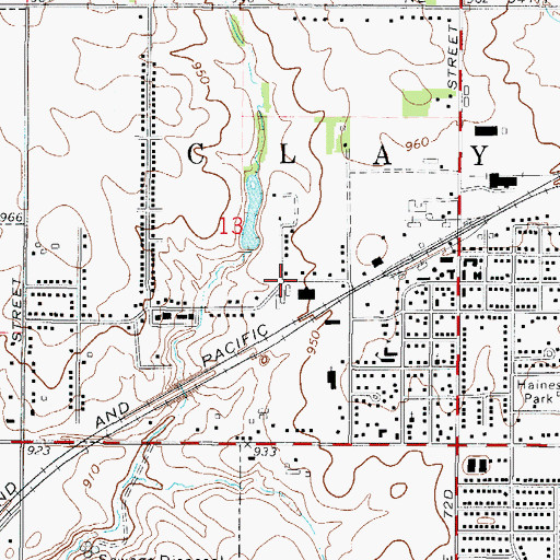 Topographic Map of Altoona Health Care Center, IA