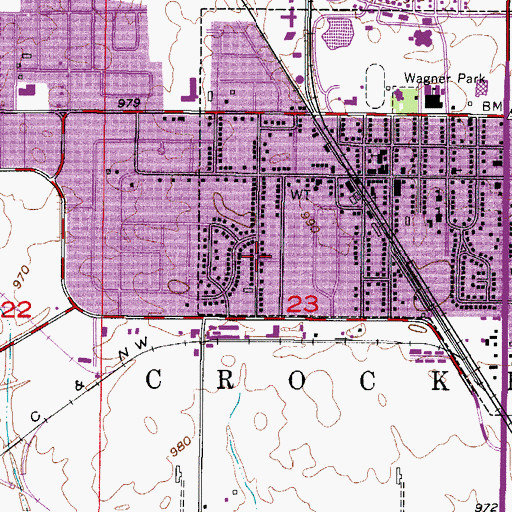Topographic Map of Holy Trinity Lutheran Church, IA