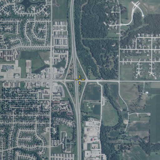 Aerial/Satellite Image of Interchange 92, IA