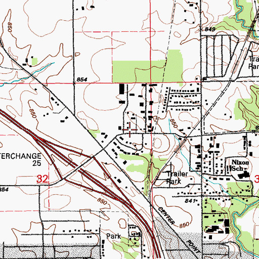 Topographic Map of Friendship Baptist Church, IA