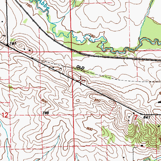 Topographic Map of Craig Cemetery, IA
