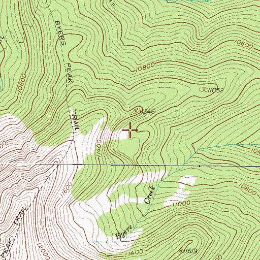 Topographic Map of Riverdale Grange Hall, CO