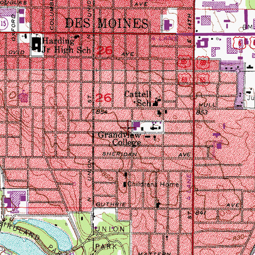 Topographic Map of Science Division Annex, IA