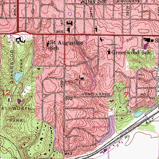 Topographic Map of Salisbury House, IA
