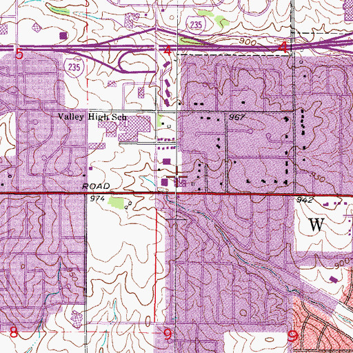 Topographic Map of The Church of Jesus Christ of Latter Day Saints, IA