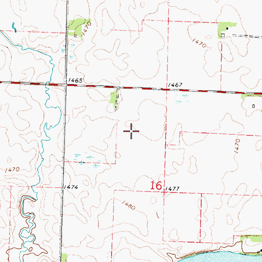 Topographic Map of Eagle Lake State Wildlife Management Area, MN