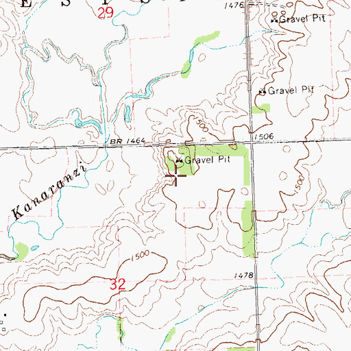 Topographic Map of Aid Pit State Wildlife Management Area, MN