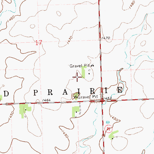 Topographic Map of Ells Pit State Wildlife Management Area, MN