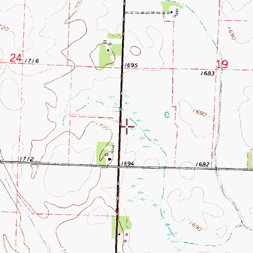 Topographic Map of Einck State Wildlife Management Area, MN