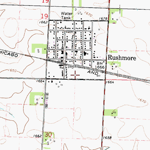 Topographic Map of Lindemann Park, MN
