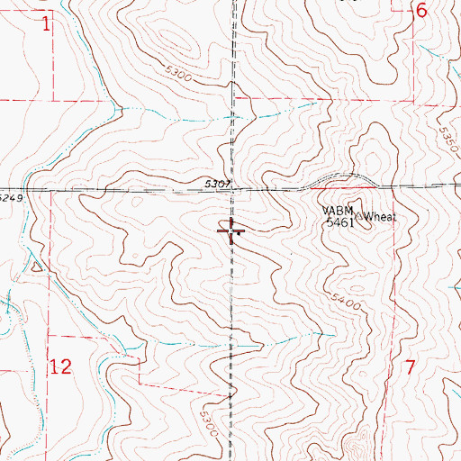 Topographic Map of KIMN-FM (Fort Collins), CO